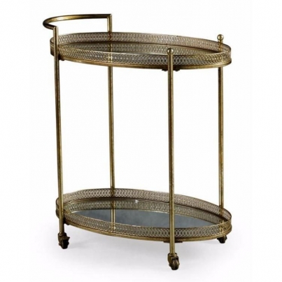 gold oval trolley