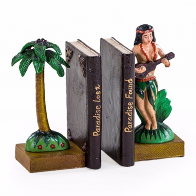 Palm trees book ends