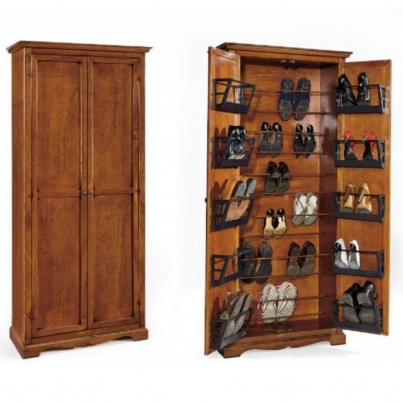 Noce shoe cabinet