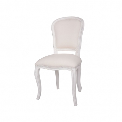 Sukma white dining chair