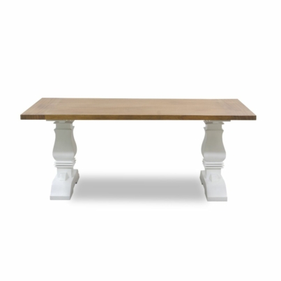 Mindi-white leg dining table1