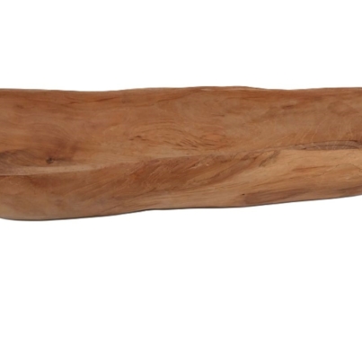 wood bowl long
