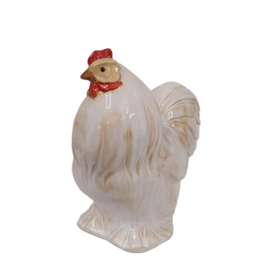 ceramic rooster